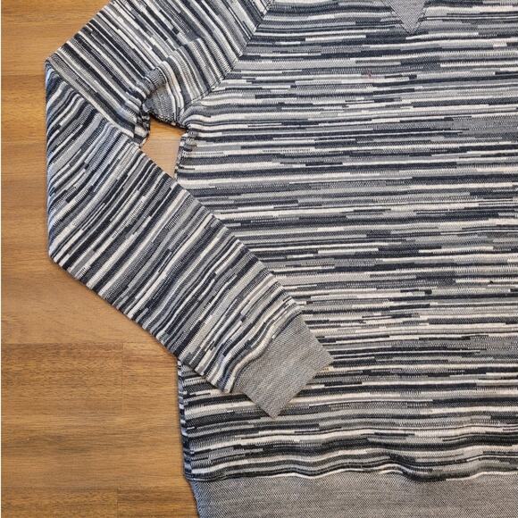 🖤 Trina Turk Stretch Jersey Sweatshirt Sweater – Women’s S – Gray/Black/White - Picture 5 of 10